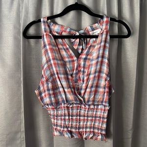 cute cropped colorful tank top